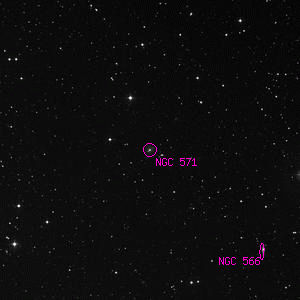 DSS image of NGC 571
