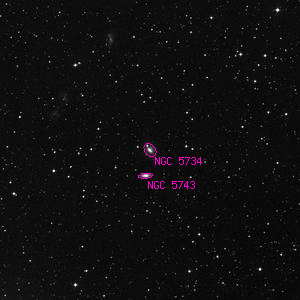 DSS image of NGC 5734