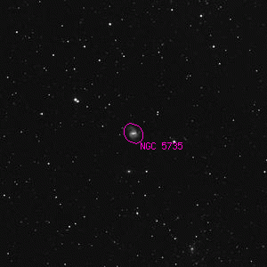 DSS image of NGC 5735