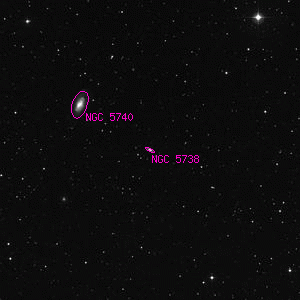 DSS image of NGC 5738