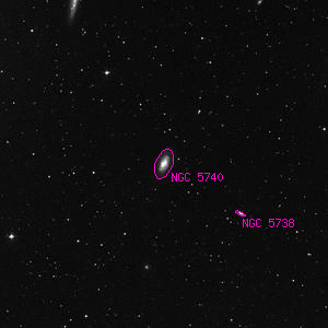 DSS image of NGC 5740