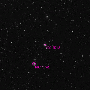 DSS image of NGC 5742