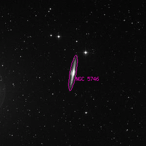 DSS image of NGC 5746