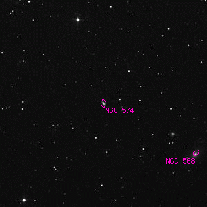 DSS image of NGC 574