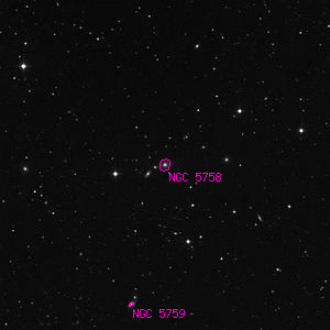 DSS image of NGC 5758