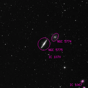 DSS image of NGC 5775