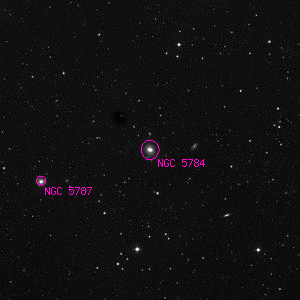 DSS image of NGC 5784