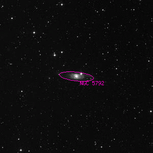 DSS image of NGC 5792