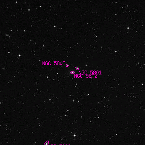 DSS image of NGC 5802