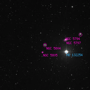 DSS image of NGC 5804