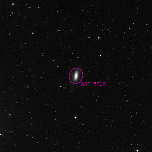 DSS image of NGC 5806
