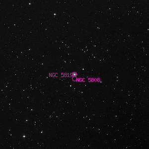 DSS image of NGC 5808