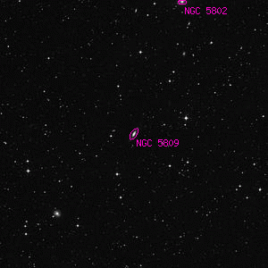 DSS image of NGC 5809