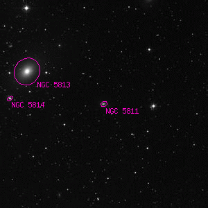 DSS image of NGC 5811