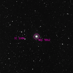 DSS image of NGC 5812