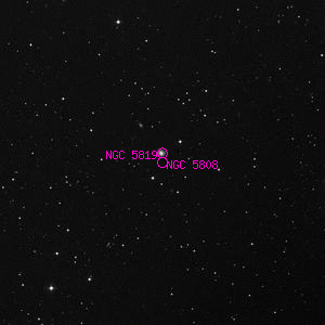 DSS image of NGC 5819