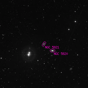 DSS image of NGC 5821