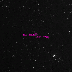 DSS image of NGC 5825