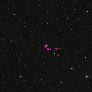 DSS image of NGC 5827