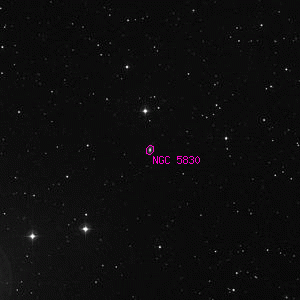 DSS image of NGC 5830