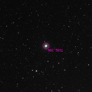 DSS image of NGC 5831