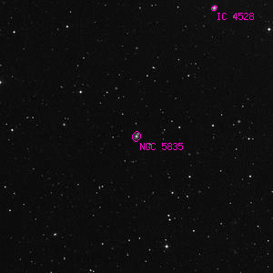DSS image of NGC 5835
