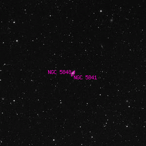 DSS image of NGC 5841