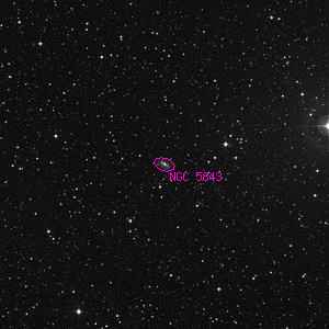DSS image of NGC 5843
