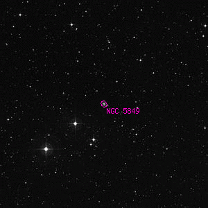 DSS image of NGC 5849