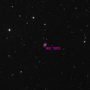 DSS image of NGC 5853