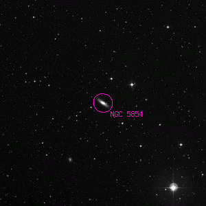 DSS image of NGC 5854
