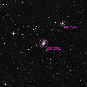 DSS image of NGC 5861