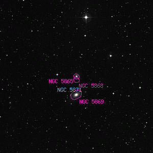 DSS image of NGC 5865