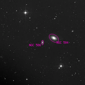 DSS image of NGC 586