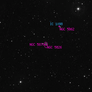 DSS image of NGC 5870
