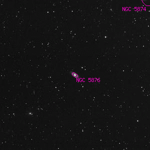 DSS image of NGC 5876