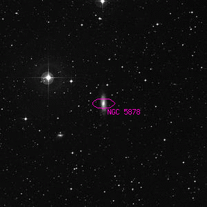 DSS image of NGC 5878