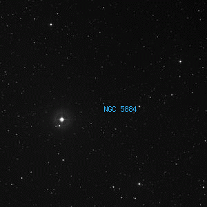 DSS image of NGC 5884