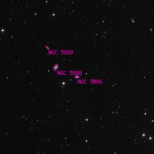 DSS image of NGC 5886