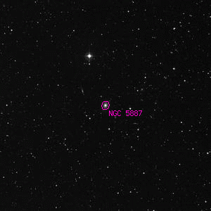 DSS image of NGC 5887