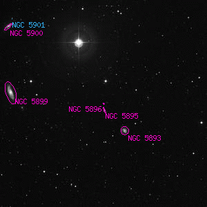 DSS image of NGC 5896