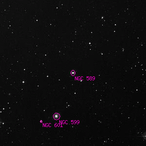 DSS image of NGC 589
