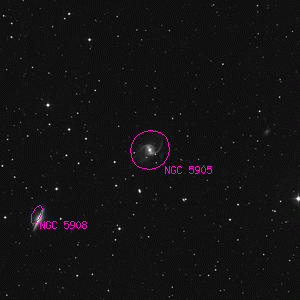 DSS image of NGC 5905