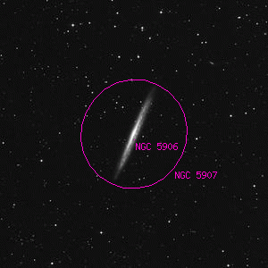 DSS image of NGC 5907