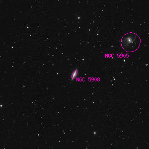 DSS image of NGC 5908