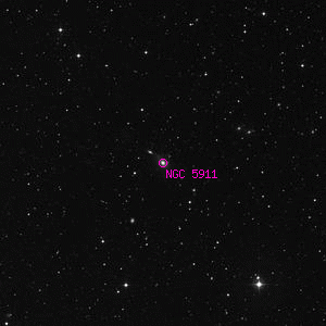 DSS image of NGC 5911