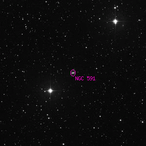 DSS image of NGC 591