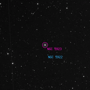 DSS image of NGC 5923