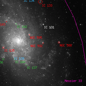 DSS image of NGC 592