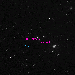 DSS image of NGC 5935